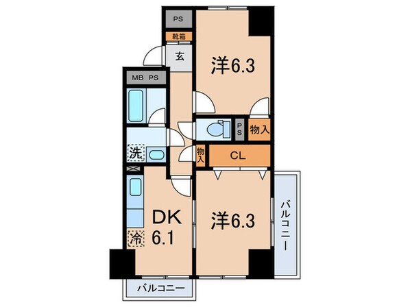 Ｓ・Ｋレジデンスの物件間取画像